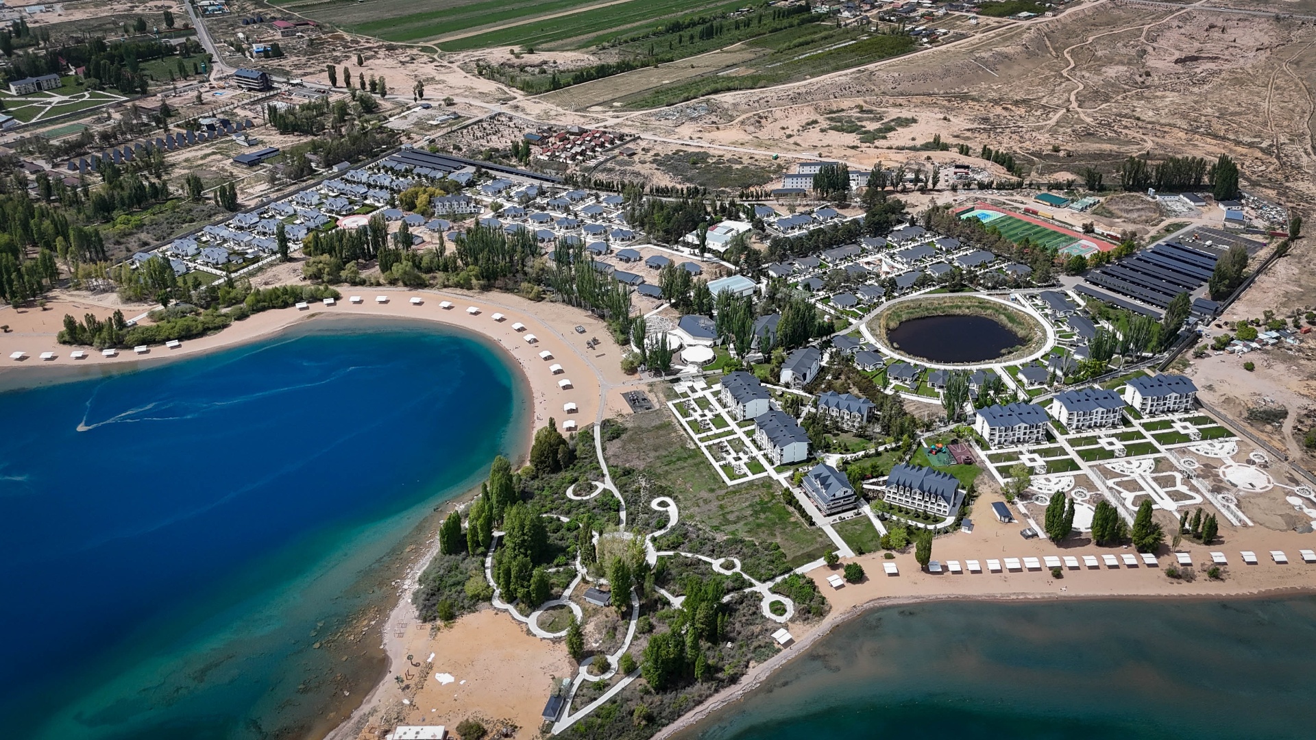Панорама резорта с высоты
